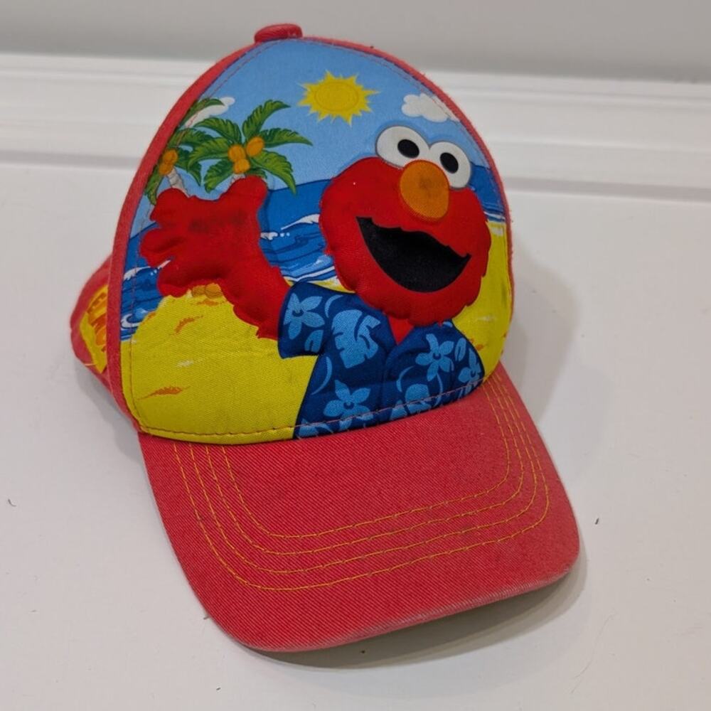 Sesame Street Elmo Cap Hat Beach Park Picnic Play KidCore School